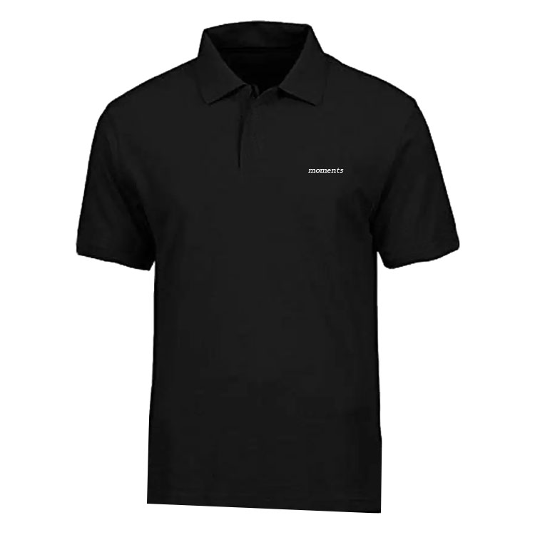 black t-shirt with callers
