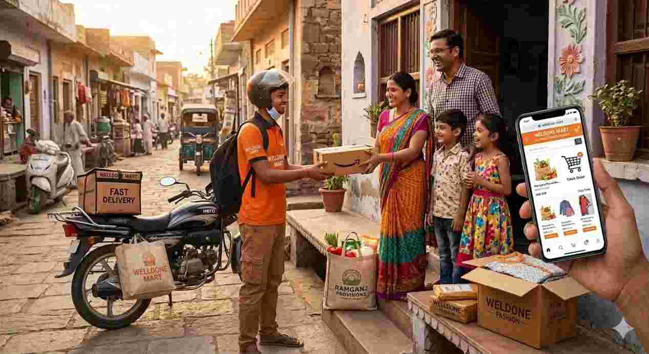 रामगंज मंडी में ऑनलाइन शॉपिंग – अब घर बैठे करें सुरक्षित खरीदारी | Welldone Mart