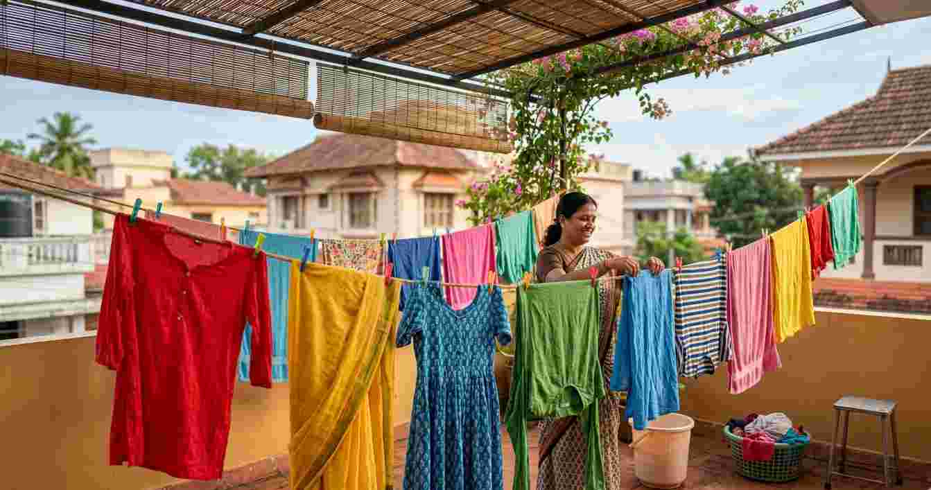 गर्मियों में कपड़ों का रंग फीका पड़ने से कैसे बचाएँ?